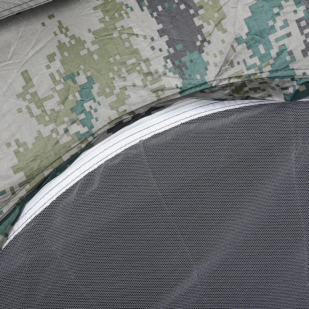 Camouflage Single-Person Windproof Camping & Fishing Tent – Outdoor Leisure Shelter